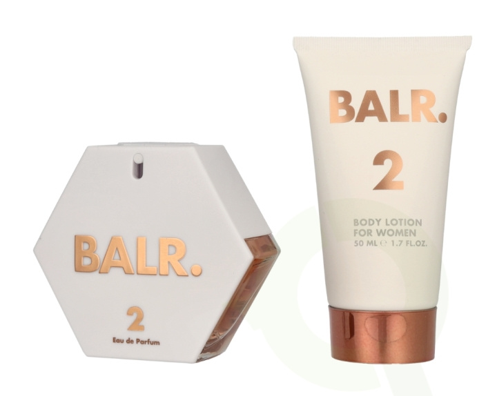 Balr. 2 FOR WOMEN Giftset 80 ml Edp Spray 30ml/Body Lotion 50ml i gruppen SKØNHED & HELSE / Gaveæske / Gaveæske til hende hos TP E-commerce Nordic AB (C92033)