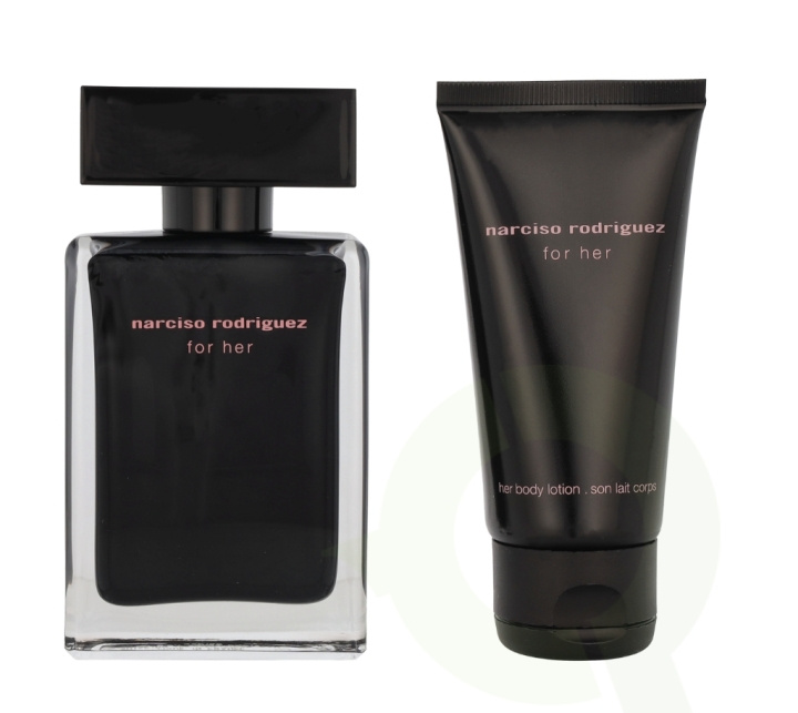 Narciso Rodriguez For Her Giftset 100 ml Edt Spray 50ml/Body Milk 50ml i gruppen SKØNHED & HELSE / Gaveæske / Gaveæske til hende hos TP E-commerce Nordic AB (C92039)