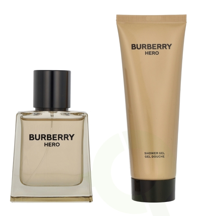 Burberry Hero Giftset 125 ml Edt Spray 50ml/Shower Gel 75ml i gruppen SKØNHED & HELSE / Gaveæske / Gaveæske til ham hos TP E-commerce Nordic AB (C92055)