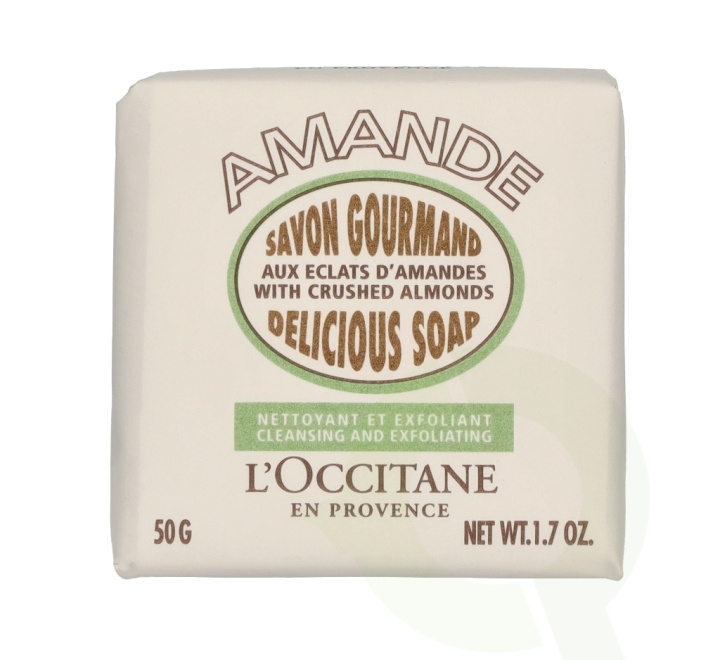 L\'Occitane Almond Delicious Soap 50 g i gruppen SKØNHED & HELSE / Hudpleje / Kropspleje / Duft sæbe hos TP E-commerce Nordic AB (C92065)