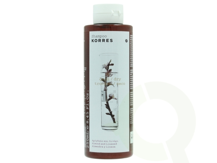 Korres Shampoo 250 ml Almond And Linseed - Dry/Damaged Hair i gruppen SKØNHED & HELSE / Hår og styling / Hårpleje / Shampoo hos TP E-commerce Nordic AB (C92146)