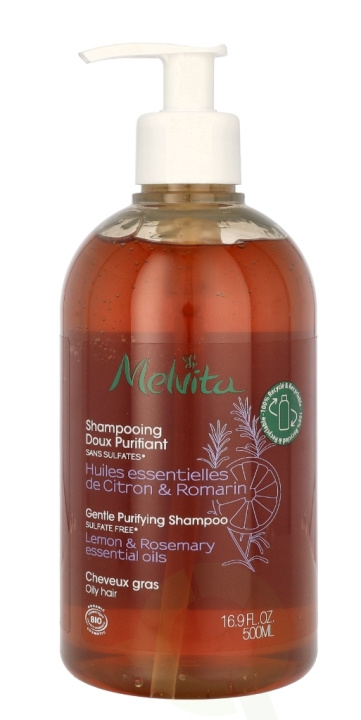 Melvita Gentle Purifying Shampoo 500 ml Oily Hair i gruppen SKØNHED & HELSE / Hår og styling / Hårpleje / Shampoo hos TP E-commerce Nordic AB (C92157)