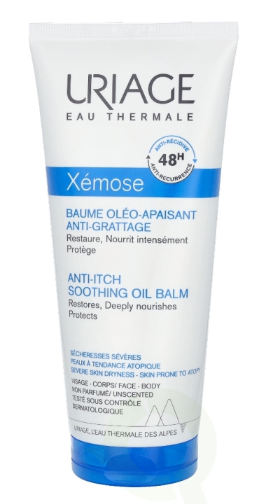 Uriage Xemose Anti-Itch Soothing Oil Balm 200 ml 48h Anti-Recurrence i gruppen SKØNHED & HELSE / Hudpleje / Kropspleje / Bad & brusecreme hos TP E-commerce Nordic AB (C92179)