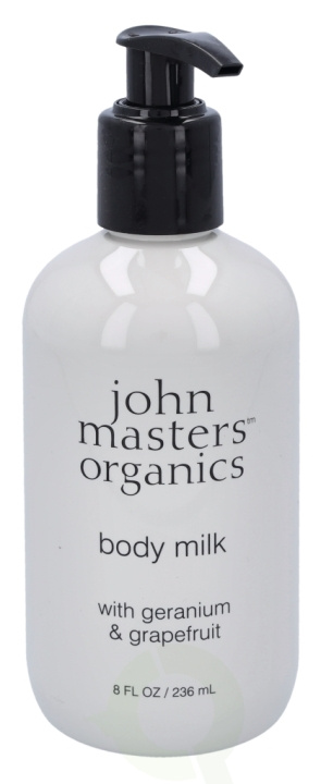 John Master Organic Jmo Geranium & Grapefruit Body Milk 236 ml i gruppen SKØNHED & HELSE / Hudpleje / Kropspleje / Body lotion hos TP E-commerce Nordic AB (C92196)