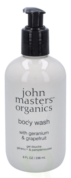 John Master Organic Jmo Geranium & Grapefruit Bodywash 236 ml i gruppen SKØNHED & HELSE / Hudpleje / Kropspleje / Body lotion hos TP E-commerce Nordic AB (C92198)