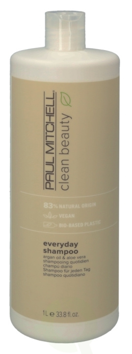 Paul Mitchell Clean Beauty Everyday Shampoo 1000 ml Argan Oil & Aloe Vera i gruppen SKØNHED & HELSE / Hår og styling / Hårpleje / Shampoo hos TP E-commerce Nordic AB (C92203)