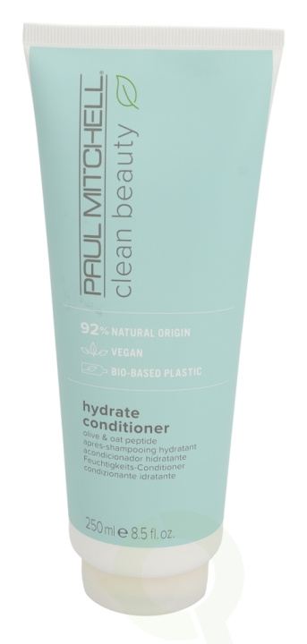 Paul Mitchell Clean Beauty Hydrate Conditioner 250 ml Olive & Oat Peptide i gruppen SKØNHED & HELSE / Hår og styling / Hårpleje / Balsam hos TP E-commerce Nordic AB (C92208)