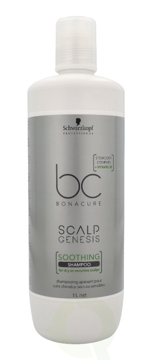 Schwarzkopf Bonacure Scalp Genesis Soothing Shampoo 1000 ml Soothing Shampoo i gruppen SKØNHED & HELSE / Hår og styling / Hårpleje / Shampoo hos TP E-commerce Nordic AB (C92219)