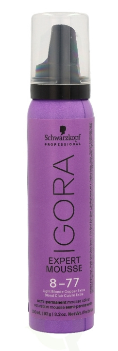 Schwarzkopf Igora Expert Mousse 100 ml 8-77 i gruppen SKØNHED & HELSE / Hår og styling / Hårpleje / Hårfarve / Hårfarve & Farve bombe hos TP E-commerce Nordic AB (C92220)