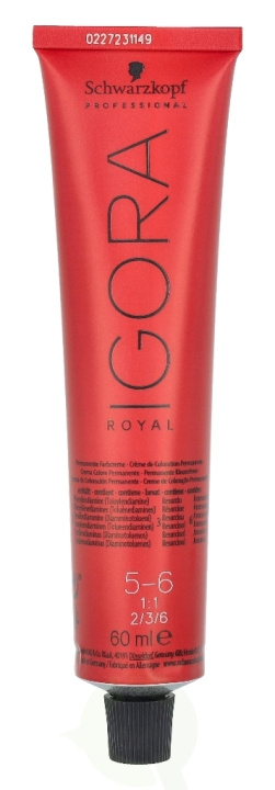 Schwarzkopf Igora Royal Permanent Color Creme 60 ml 45418 i gruppen SKØNHED & HELSE / Hår og styling / Hårpleje / Hårfarve / Hårfarve & Farve bombe hos TP E-commerce Nordic AB (C92232)