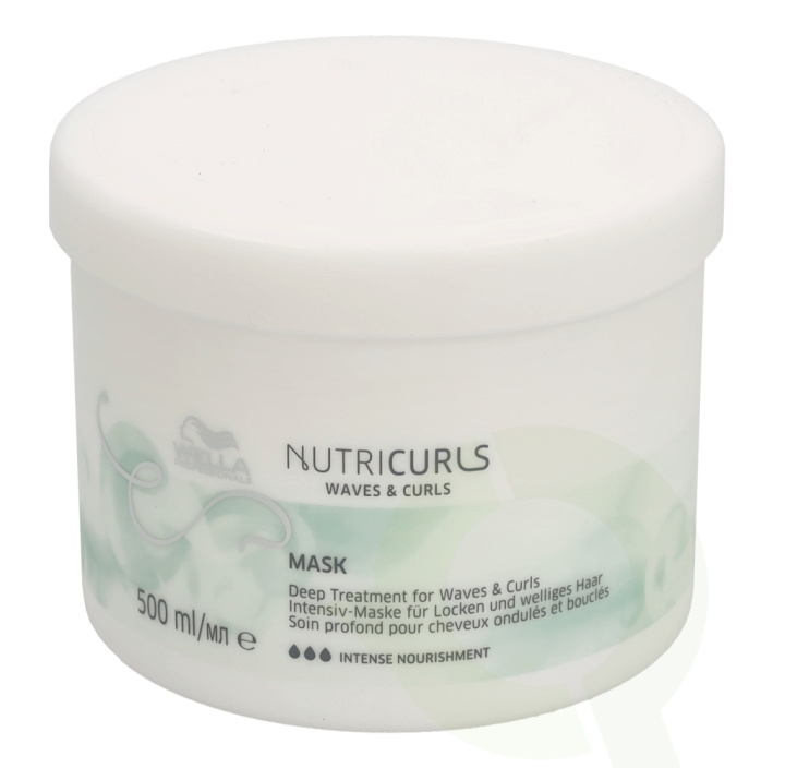 Wella Nutricurls Waves & Curls Mask 500 ml i gruppen SKØNHED & HELSE / Hår og styling / Hårpleje / Hårmaske hos TP E-commerce Nordic AB (C92272)