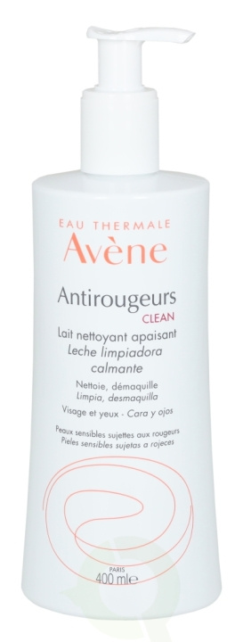 Avene Antirougeurs Dermo-Cleansing Milk 400 ml Sensitive Skin i gruppen SKØNHED & HELSE / Hudpleje / Ansigt / Rengøring hos TP E-commerce Nordic AB (C92292)