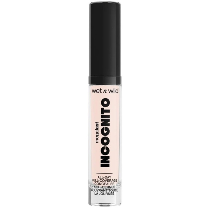 Wet n Wild MegaLast Incognito AllDay Full Coverage Concealer 5.5ml - Fair Beige i gruppen SKØNHED & HELSE / Makeup / Makeup ansigt / Concealer hos TP E-commerce Nordic AB (C92378)