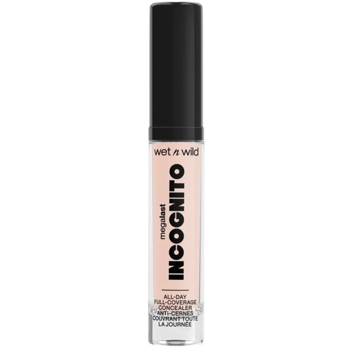 Wet n Wild MegaLast Incognito AllDay Full Coverage Concealer 5.5ml - Light Beige i gruppen SKØNHED & HELSE / Makeup / Makeup ansigt / Concealer hos TP E-commerce Nordic AB (C92381)