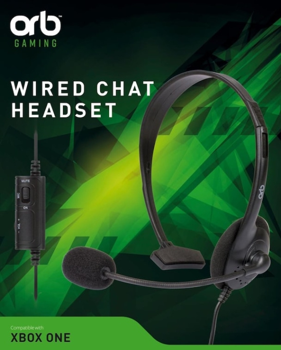 ORB Kablet chat-headset til Xbox i gruppen HJEMMEELEKTRONIK / Spilkonsoller og tilbehør / Xbox hos TP E-commerce Nordic AB (C92409)