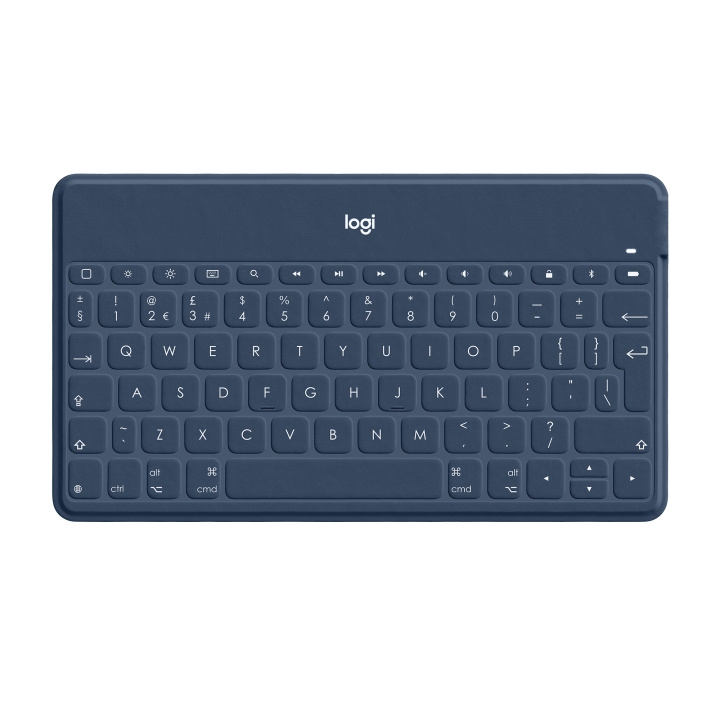 Logitech Keys-To-Go - Blå (Nordisk) i gruppen COMPUTERTILBEHØR / Mus og tastatur / Tastatur / Ledningsfri hos TP E-commerce Nordic AB (C92448)