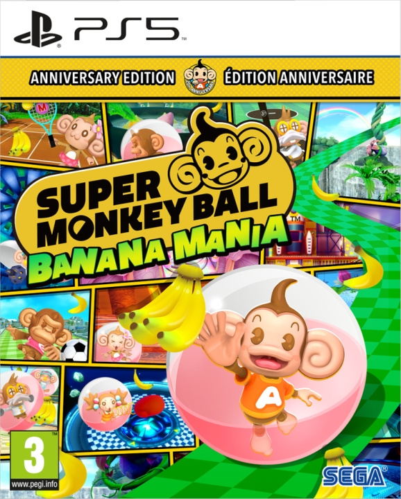 Sega Super Monkey Ball Banana Mania i gruppen HJEMMEELEKTRONIK / Spilkonsoller og tilbehør / Sony PlayStation 5 hos TP E-commerce Nordic AB (C92489)