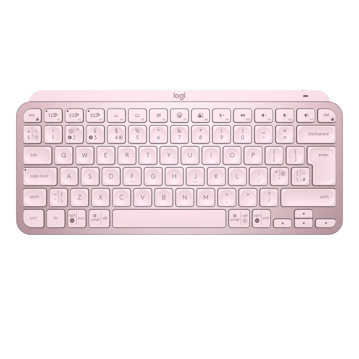 Logitech MX Keys Mini Minimalistisk trådløst oplyst tastatur - nordisk layout i gruppen COMPUTERTILBEHØR / Mus og tastatur / Tastatur / Ledningsfri hos TP E-commerce Nordic AB (C92502)