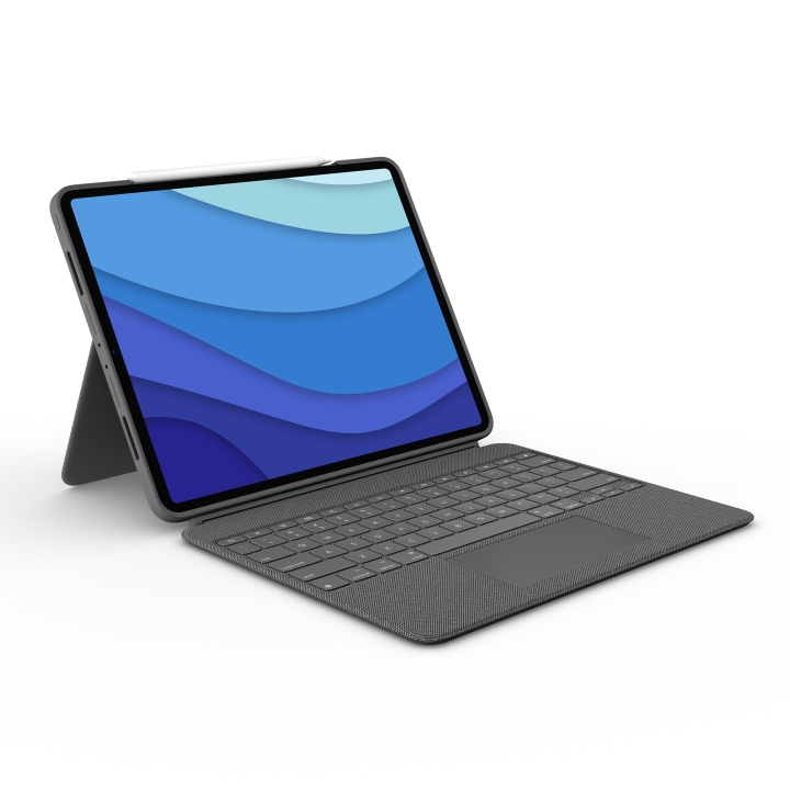 Logitech Combo Touch-tastatur - til iPad Pro 12,9 (nordisk layout) i gruppen SMARTPHONES & TABLETS / Tablet beskyttelse / Apple iPad hos TP E-commerce Nordic AB (C92527)