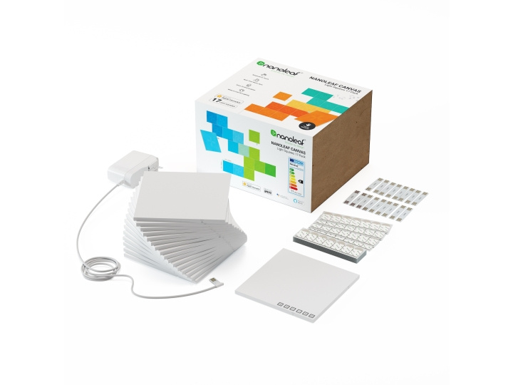 Nanoleaf Startsæt til lærred - 17PK i gruppen HJEM, HUS & HAVE / Smart hjem / Smart home systemer hos TP E-commerce Nordic AB (C92550)