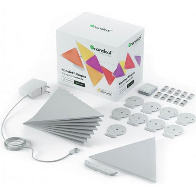 Nanoleaf Shapes - Triangles Starter Kit - 9 paneler i gruppen HJEM, HUS & HAVE / Smart hjem / Smart home systemer hos TP E-commerce Nordic AB (C92555)