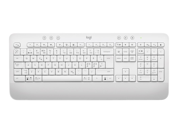 Logitech Signature K650 Keyboard ( Nordic ) - Off White i gruppen COMPUTERTILBEHØR / Mus og tastatur / Tastatur / Ledningsfri hos TP E-commerce Nordic AB (C92599)