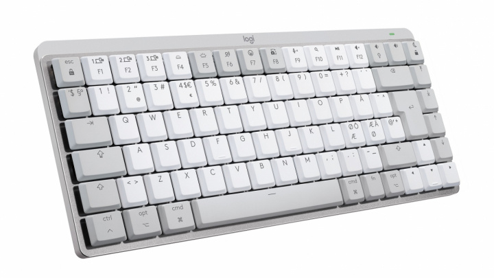 Logitech MX Mechanical Mini for Mac Minimalistisk trådløst belyst tastatur PALE GREY - Nordic i gruppen COMPUTERTILBEHØR / Mus og tastatur / Tastatur / Ledningsfri hos TP E-commerce Nordic AB (C92651)