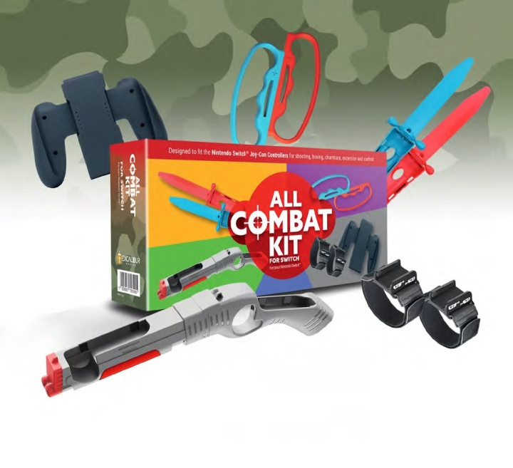 Maxx Tech All Combat Kit til Switch i gruppen HJEMMEELEKTRONIK / Spilkonsoller og tilbehør / Nintendo Switch / Tilbehør hos TP E-commerce Nordic AB (C92674)