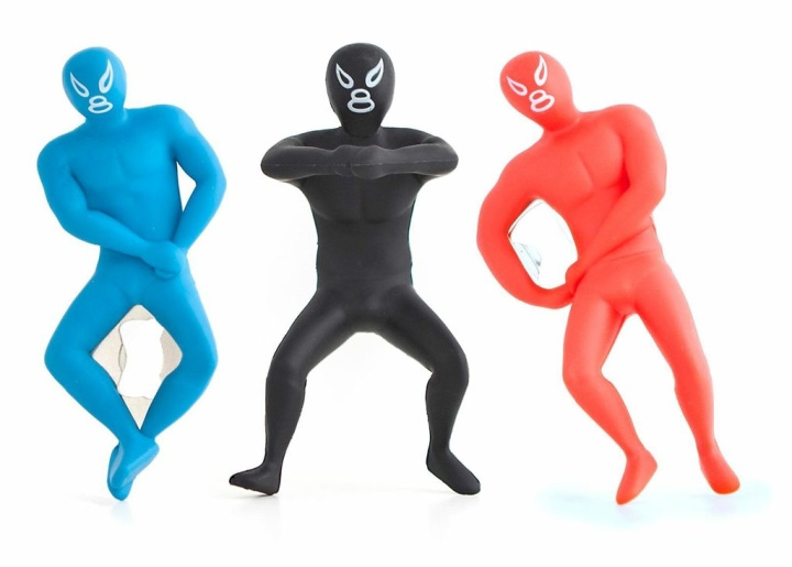 Kikkerland Luchador-flaskeåbnere (BO09-A) i gruppen SPORT, FRITID & HOBBY / Sjove gadgets / Sjove gadgets hos TP E-commerce Nordic AB (C92758)