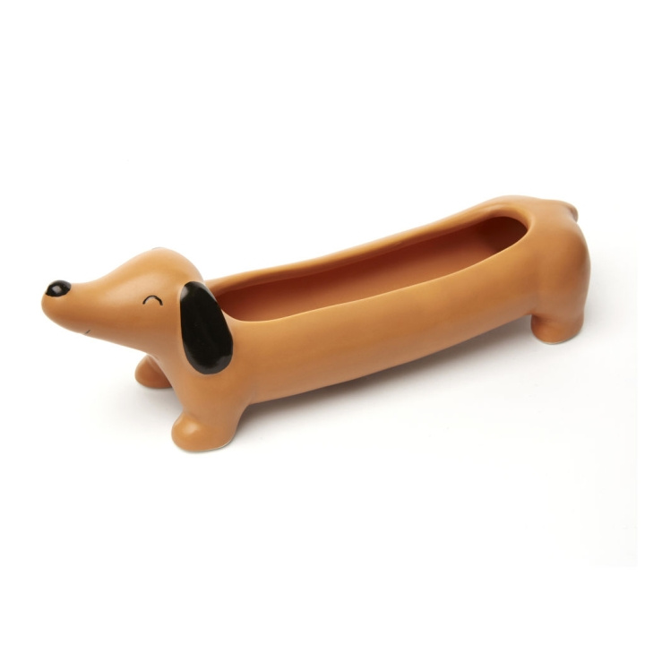 Kikkerland Daisy The Dachshund Planter (PL17) i gruppen SPORT, FRITID & HOBBY / Sjove gadgets / Sjove gadgets hos TP E-commerce Nordic AB (C92844)