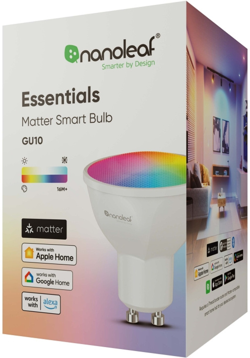 Nanoleaf Essentials Smart GU10 Matter (NF080B02-1GU10) i gruppen HJEMMEELEKTRONIK / Lys / LED lamper hos TP E-commerce Nordic AB (C93045)