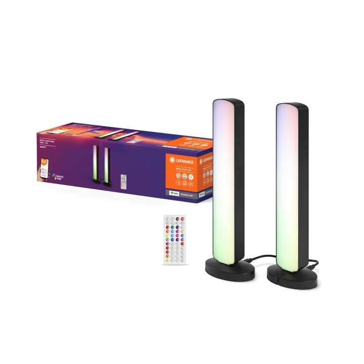 LEDVANCE SMART+ Mood Light Bar - 480lm, 8W, WiFi, RGB+827-865, Sort i gruppen HJEM, HUS & HAVE / Smart hjem / Smart belysning hos TP E-commerce Nordic AB (C93051)