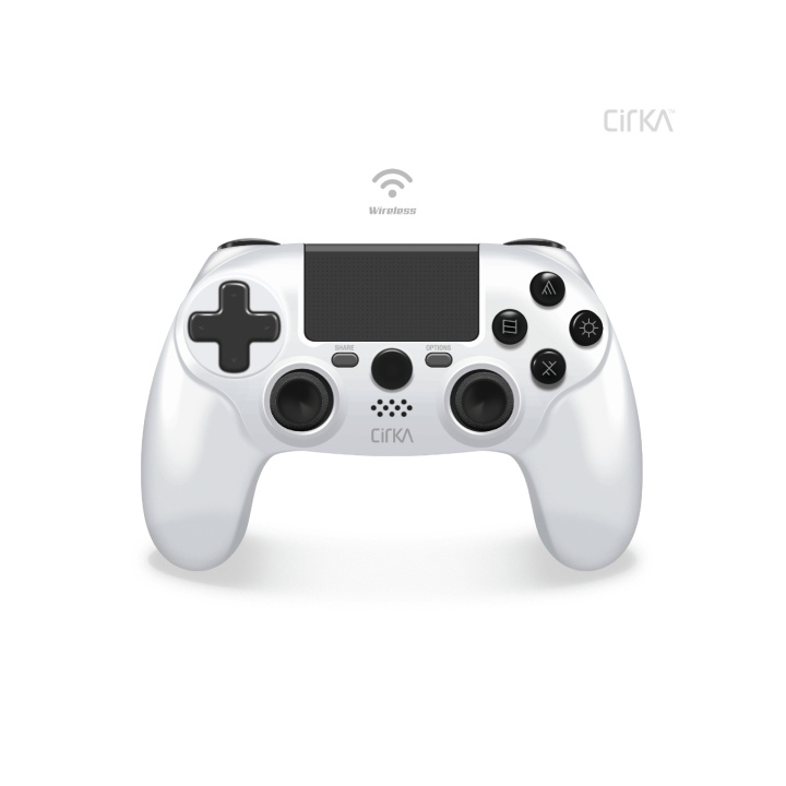 Hyperkin Nuforce trådløs controller - PS4/ PC/ Mac (hvid) i gruppen HJEMMEELEKTRONIK / Spilkonsoller og tilbehør / Sony PlayStation 4 hos TP E-commerce Nordic AB (C93081)