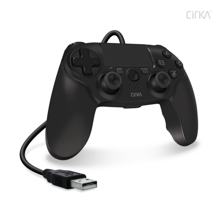 Hyperkin Nuforce kablet controller til PS4/ PC/ Mac (sort) i gruppen HJEMMEELEKTRONIK / Spilkonsoller og tilbehør / Sony PlayStation 4 hos TP E-commerce Nordic AB (C93087)