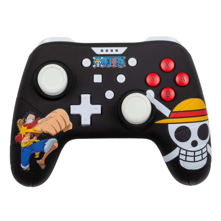 Konix Manette Filaire Switch kablet controller - One Piece i gruppen HJEMMEELEKTRONIK / Spilkonsoller og tilbehør / Nintendo Switch / Tilbehør hos TP E-commerce Nordic AB (C93113)