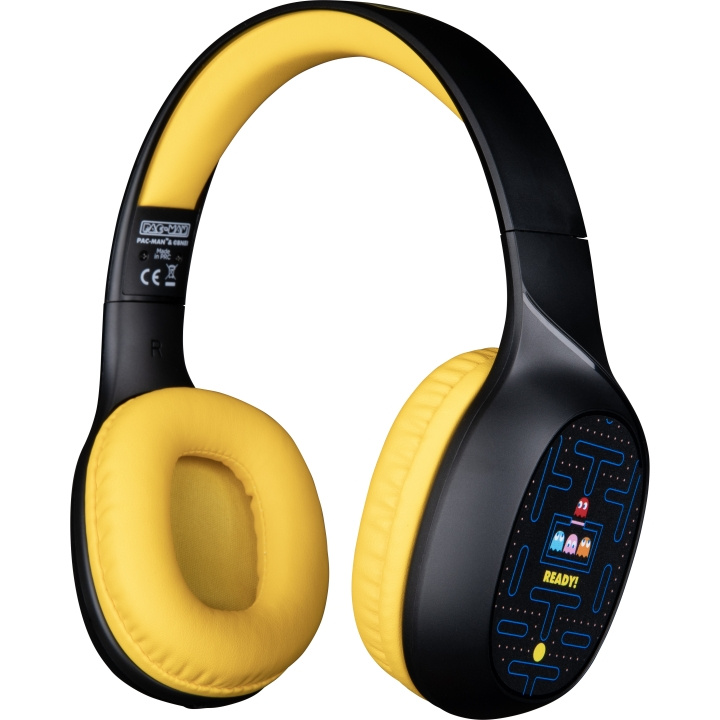 Konix Casque Bluetooth-headset - Pacman i gruppen COMPUTERTILBEHØR / Computer Tilbehør / Headset hos TP E-commerce Nordic AB (C93116)