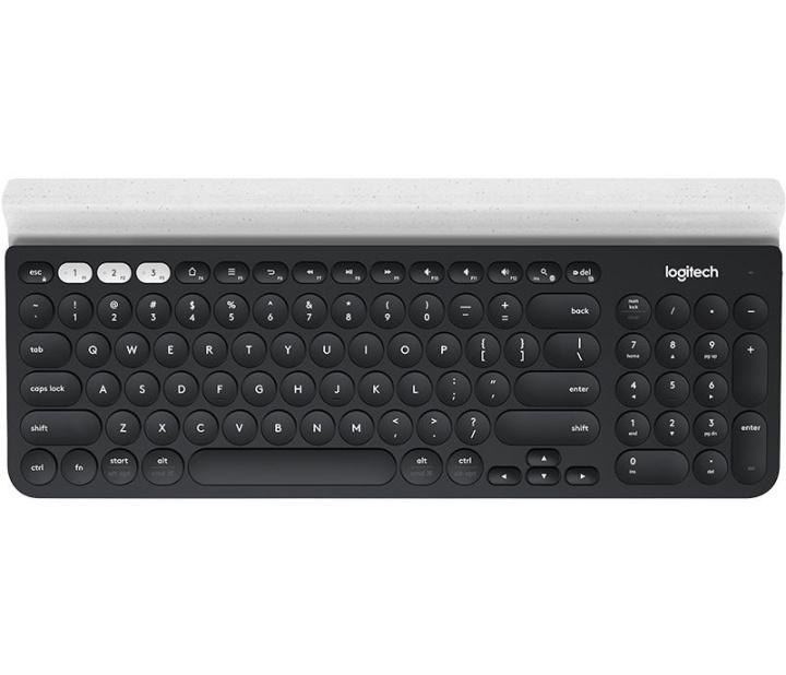 Logitech K780 Multi-Device Wireless Keyboard, grå/hvid (nordisk) i gruppen COMPUTERTILBEHØR / Mus og tastatur / Tastatur / Ledningsfri hos TP E-commerce Nordic AB (C93144)