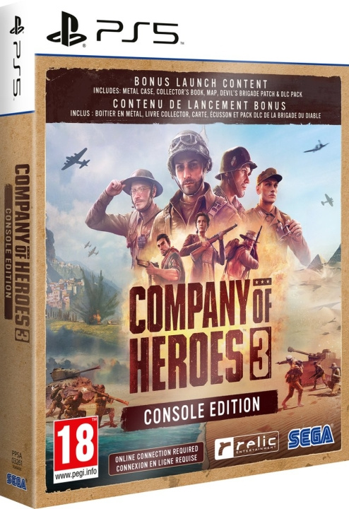 Sega Company of Heroes 3 (Steelbook Edition) i gruppen HJEMMEELEKTRONIK / Spilkonsoller og tilbehør / Sony PlayStation 5 hos TP E-commerce Nordic AB (C93180)