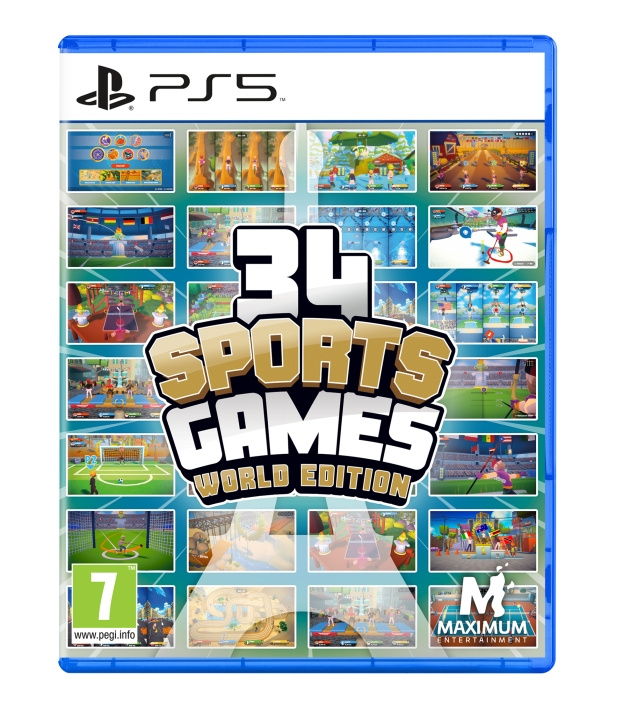 Maximum Games 34 Sports Games – World Edition i gruppen HJEMMEELEKTRONIK / Spilkonsoller og tilbehør / Sony PlayStation 5 hos TP E-commerce Nordic AB (C93182)