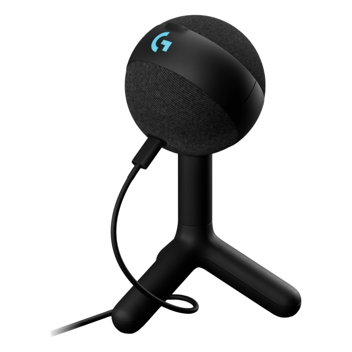 Logitech G - Yeti Orb RGB-gamingmikrofon med LIGHTSYNC, sort i gruppen COMPUTERTILBEHØR / Computer Tilbehør / Mikrofoner hos TP E-commerce Nordic AB (C93272)