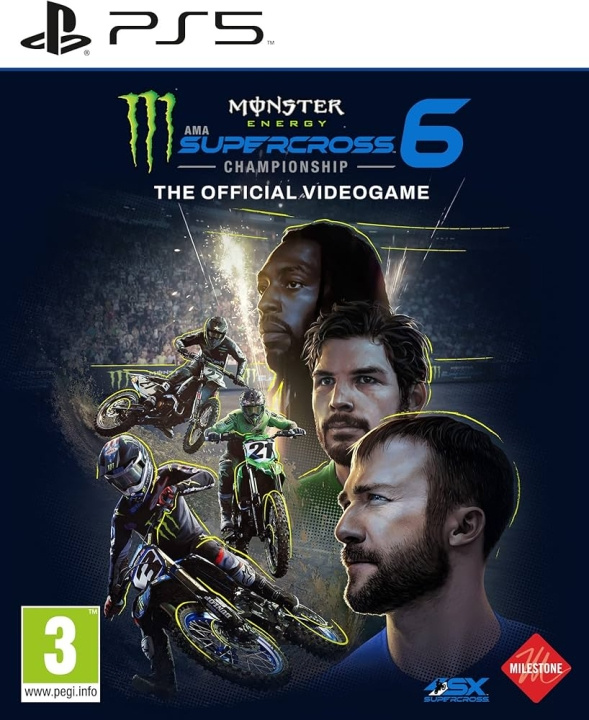 Milestone Monster Energy Supercross – The Official Videogame 6 i gruppen HJEMMEELEKTRONIK / Spilkonsoller og tilbehør / Sony PlayStation 5 / Spil hos TP E-commerce Nordic AB (C93278)