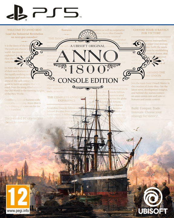 Ubisoft Anno 1800 i gruppen HJEMMEELEKTRONIK / Spilkonsoller og tilbehør / Sony PlayStation 5 / Spil hos TP E-commerce Nordic AB (C93295)