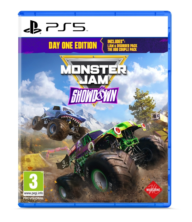 Milestone Monster Jam Showdown (Day 1 Edition) i gruppen HJEMMEELEKTRONIK / Spilkonsoller og tilbehør / Sony PlayStation 5 hos TP E-commerce Nordic AB (C93330)