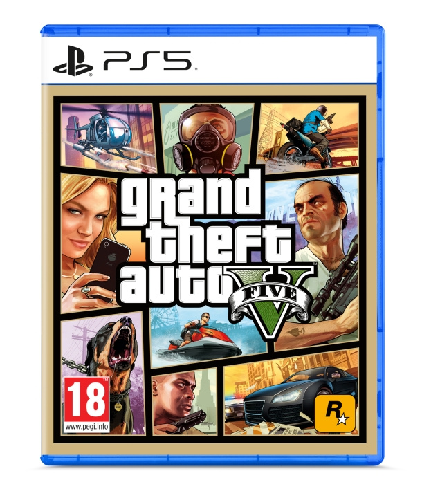 Rockstar Grand Theft Auto V (GTA 5) i gruppen HJEMMEELEKTRONIK / Spilkonsoller og tilbehør / Sony PlayStation 5 hos TP E-commerce Nordic AB (C93332)