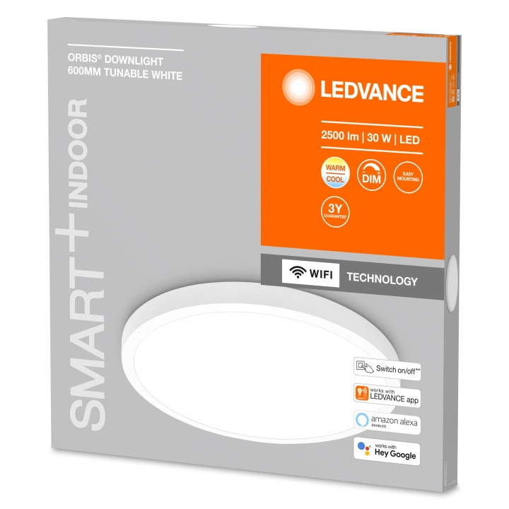 LEDVANCE Smart+ Downlight overflade - drejelig hvid 60 cm - Wi-Fi i gruppen HJEM, HUS & HAVE / Smart hjem / Smart belysning hos TP E-commerce Nordic AB (C93364)