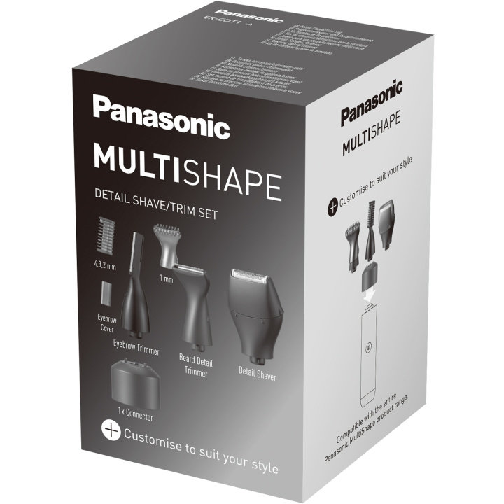 Panasonic Multishape acc Dtrim ER-CDT1 i gruppen SKØNHED & HELSE / Hår og styling / Barbering og trimning / Næsehårstrimmer hos TP E-commerce Nordic AB (C93465)