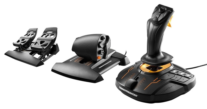 ThrustMaster T16000M FCS Flight Pack inkluderer joystick, gashåndtag og rorpedaler i gruppen COMPUTERTILBEHØR / GAMING / Gaming tilbehør hos TP E-commerce Nordic AB (C93549)