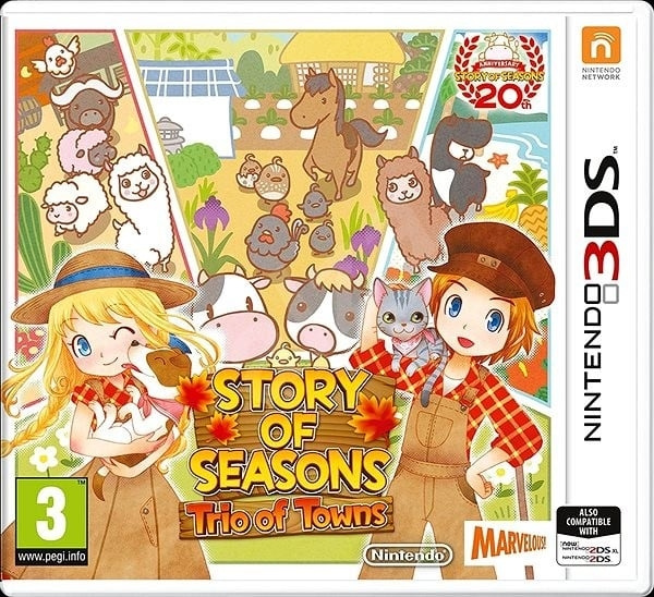 Nintendo Story of Seasons: Trio of Towns (3DS) i gruppen HJEMMEELEKTRONIK / Spilkonsoller og tilbehør / Nintendo 3DS hos TP E-commerce Nordic AB (C93560)