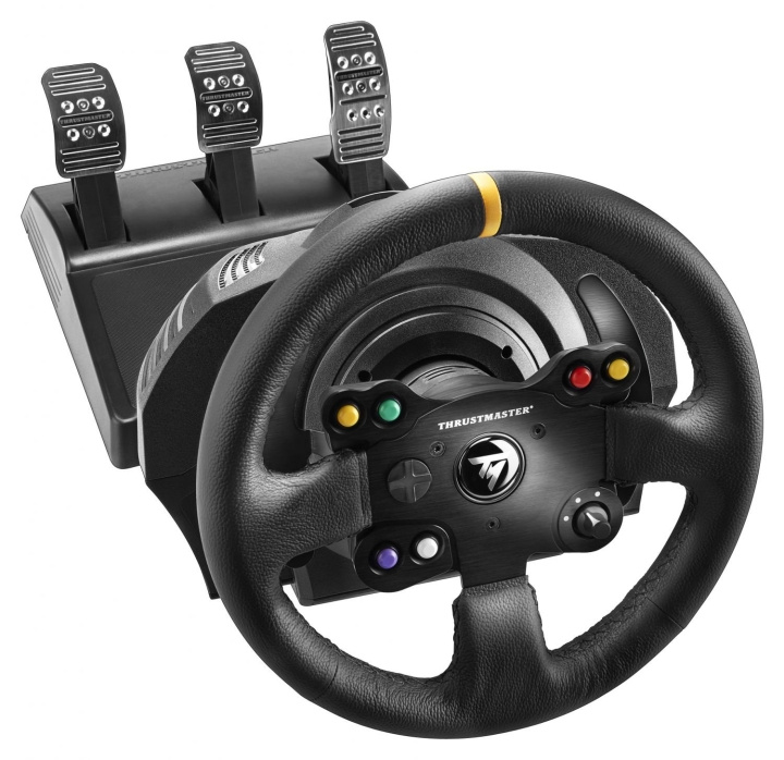 ThrustMaster TX Racing Wheel - læderudgave i gruppen COMPUTERTILBEHØR / GAMING / Gaming tilbehør hos TP E-commerce Nordic AB (C93565)