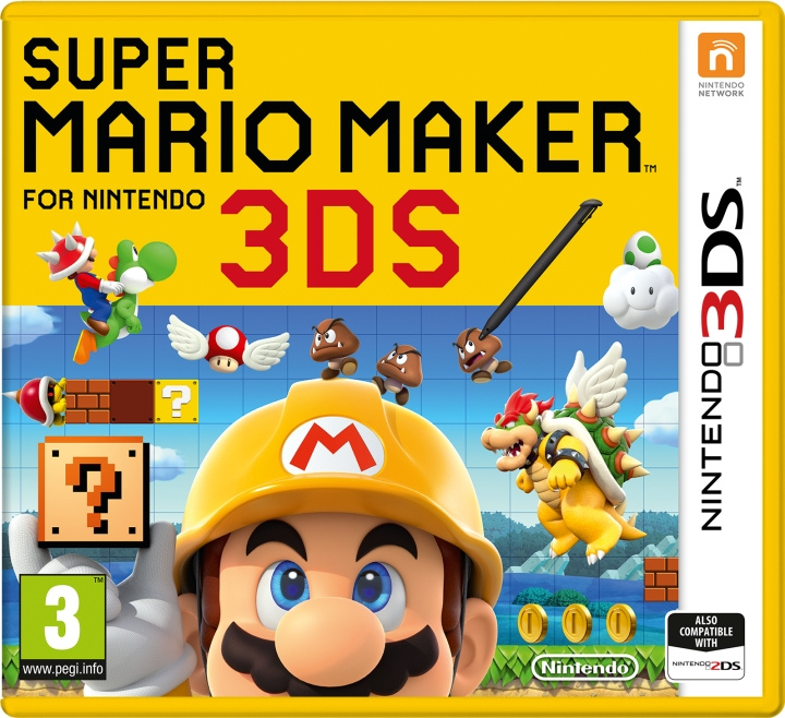 Nintendo Super Mario Maker (3DS) i gruppen HJEMMEELEKTRONIK / Spilkonsoller og tilbehør / Nintendo 3DS hos TP E-commerce Nordic AB (C93578)